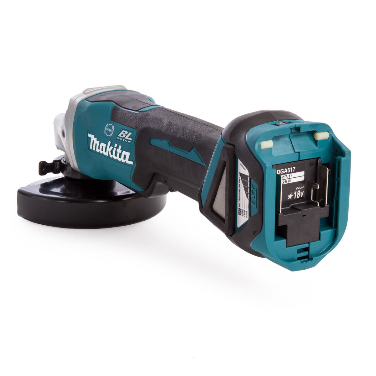 Makita DGA517Z 18V LXT 5 inch/125mm Brushless Angle Grinder (Body Only)