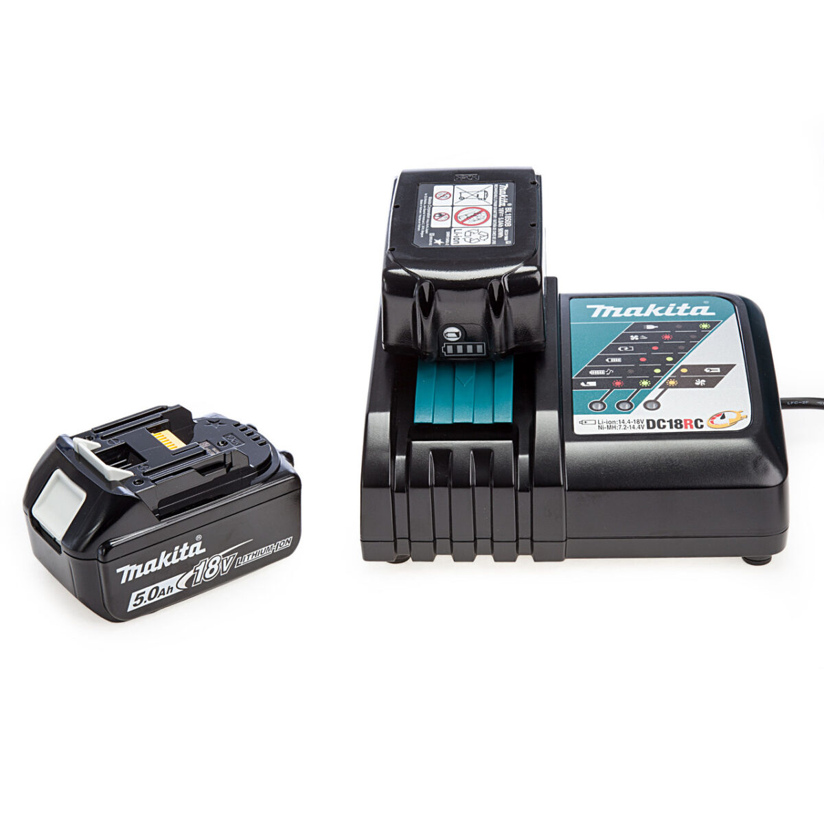 Makita DHR242RTJ 18V LXT SDS+ Rotary Hammer Drill (2 x 5.0Ah Batteries)