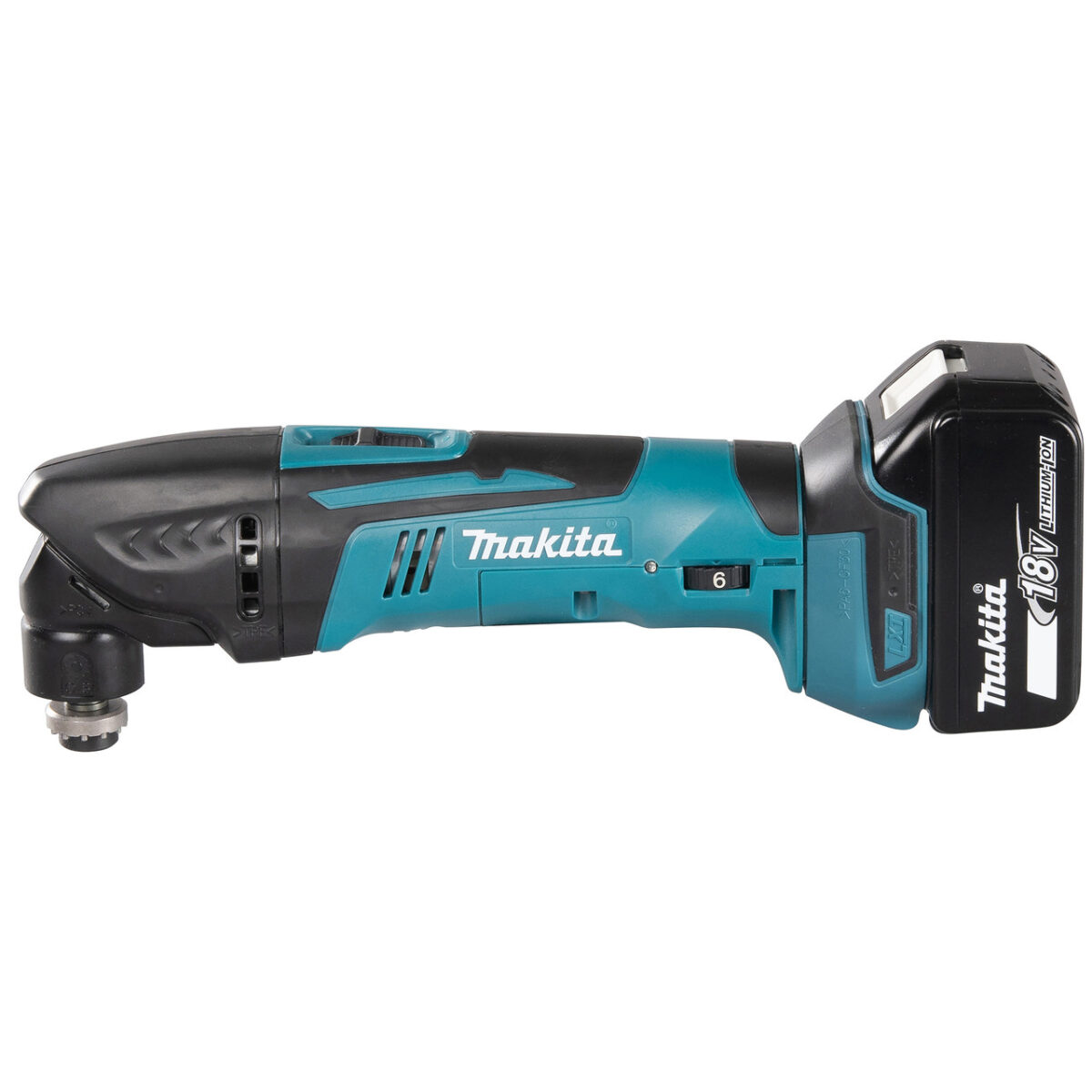Makita DTM50RF1J1 18V LXT Multi Tool (1 x 3.0Ah Battery) with 22 Accessories