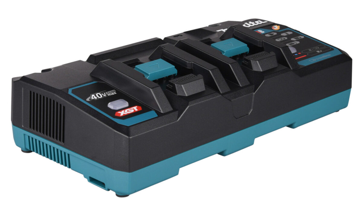 Makita DC40RB 40VMax XGT Li-Ion Twin Port Rapid Battery Charger (240V)