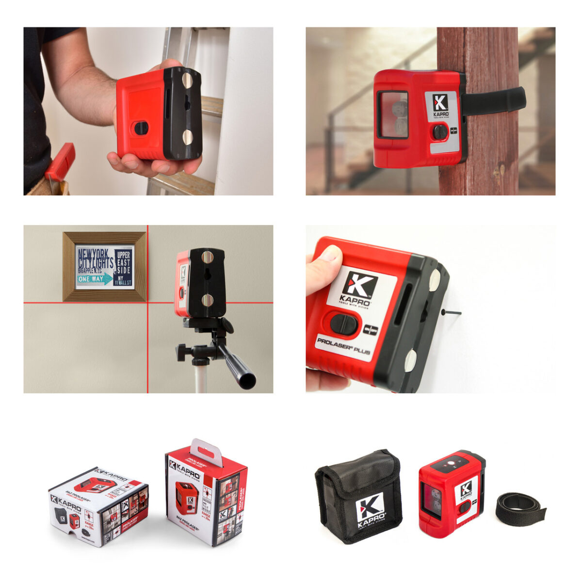 Kapro 862 ProLaser Cross Line Laser Red Beam
