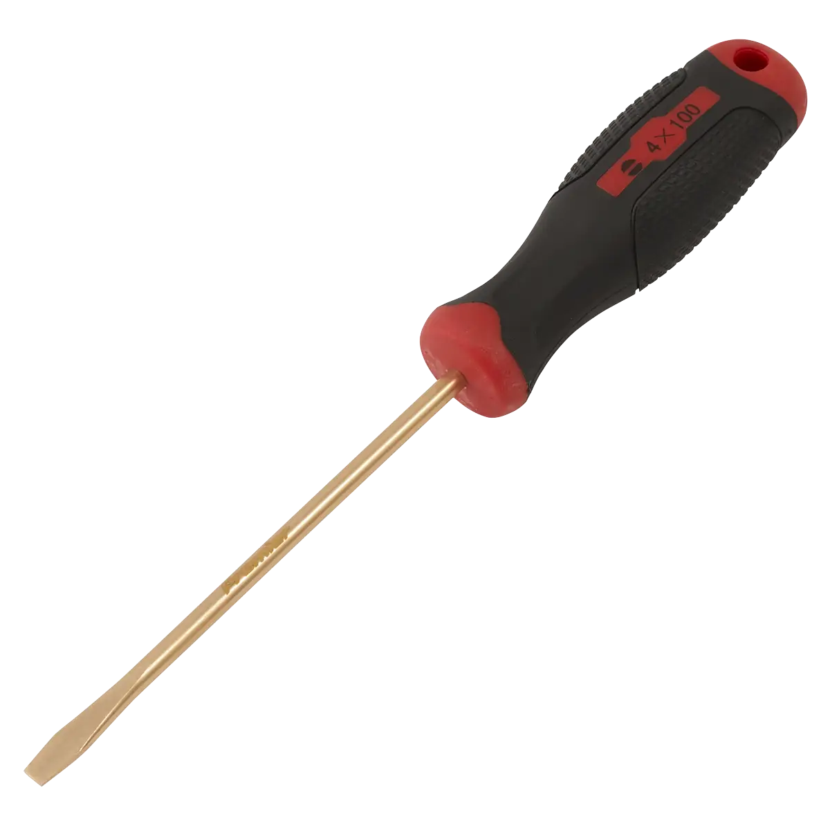 Screwdriver Slotted 4 x 100mm - Non-Sparking [NS093]