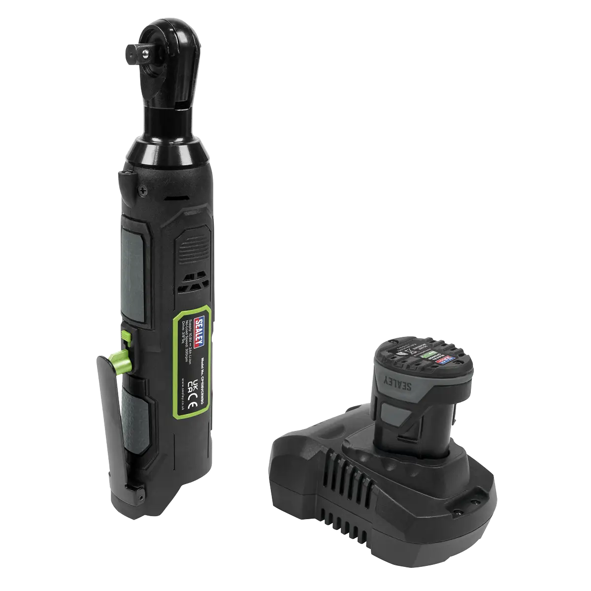 SV10.8 Series 3/8"Sq Drive Cordless Ratchet Wrench Kit 45Nm 10.8V 2Ah - Euro Plug [CP108VCRWEU]