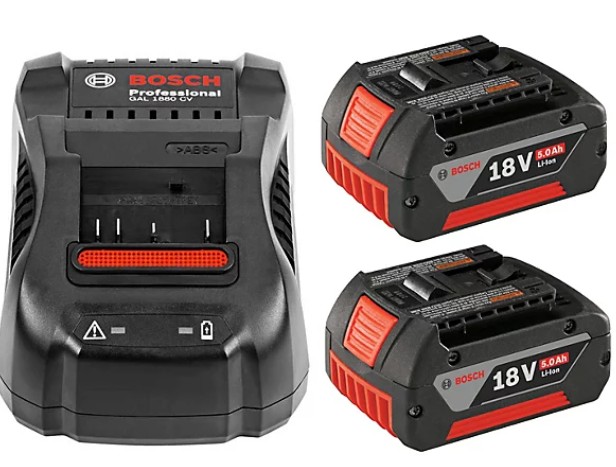 BOSCH GBA18V/GAL1880 2x5Ah