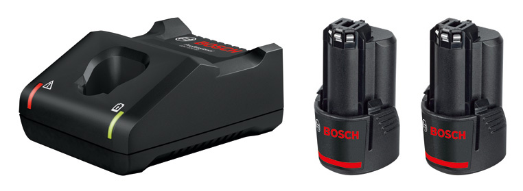 BOSCH GBA12V/GAL12V 2x3Ah