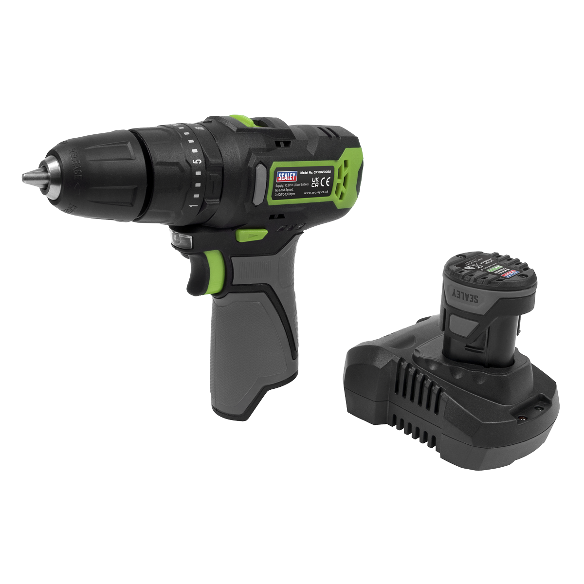 SV10.8 Series 10mm Cordless Combi Drill Kit 10.8V 2Ah - Euro Plug