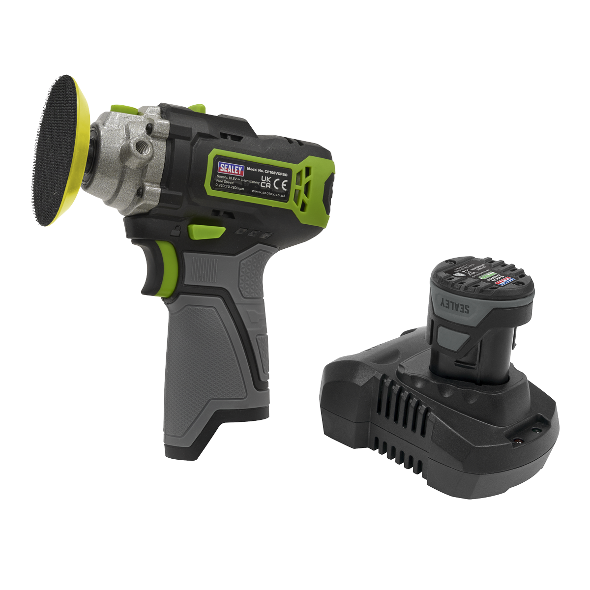 SV10.8 Series 75mm Cordless Polisher Kit 10.8V 2Ah - Euro Plug