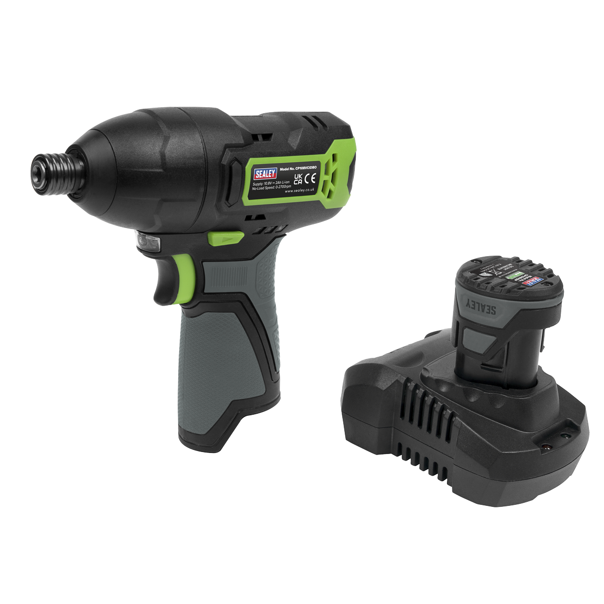 SV10.8 Series 1/4"Hex Drive Cordless Impact Driver Kit 10.8V 2Ah - Euro Plug