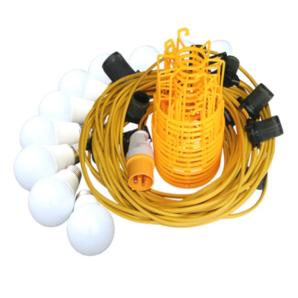 22m 110v 8w LED Festoon Kit