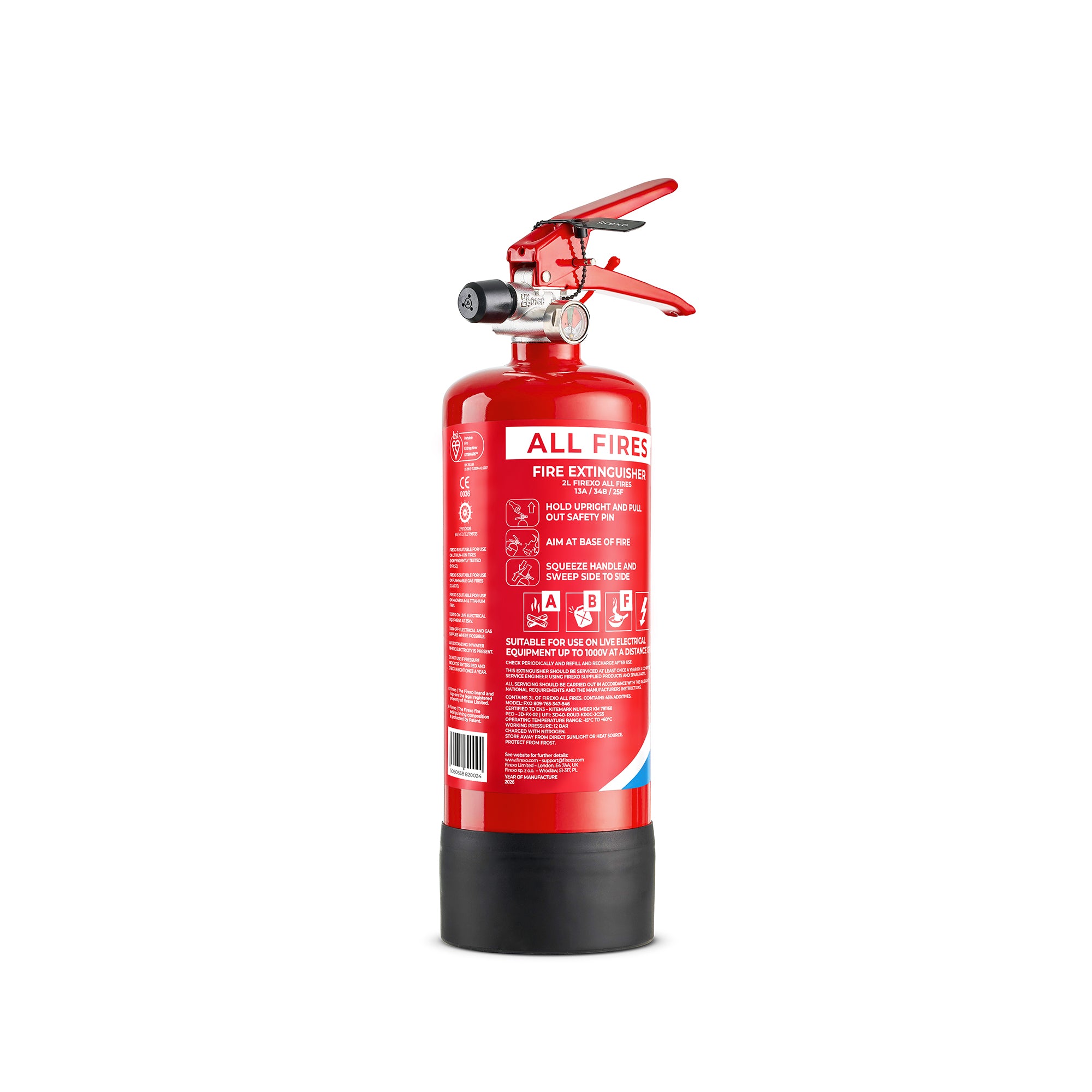 Firexo 2 Litre Extinguishers - Duo Pack - Image 6