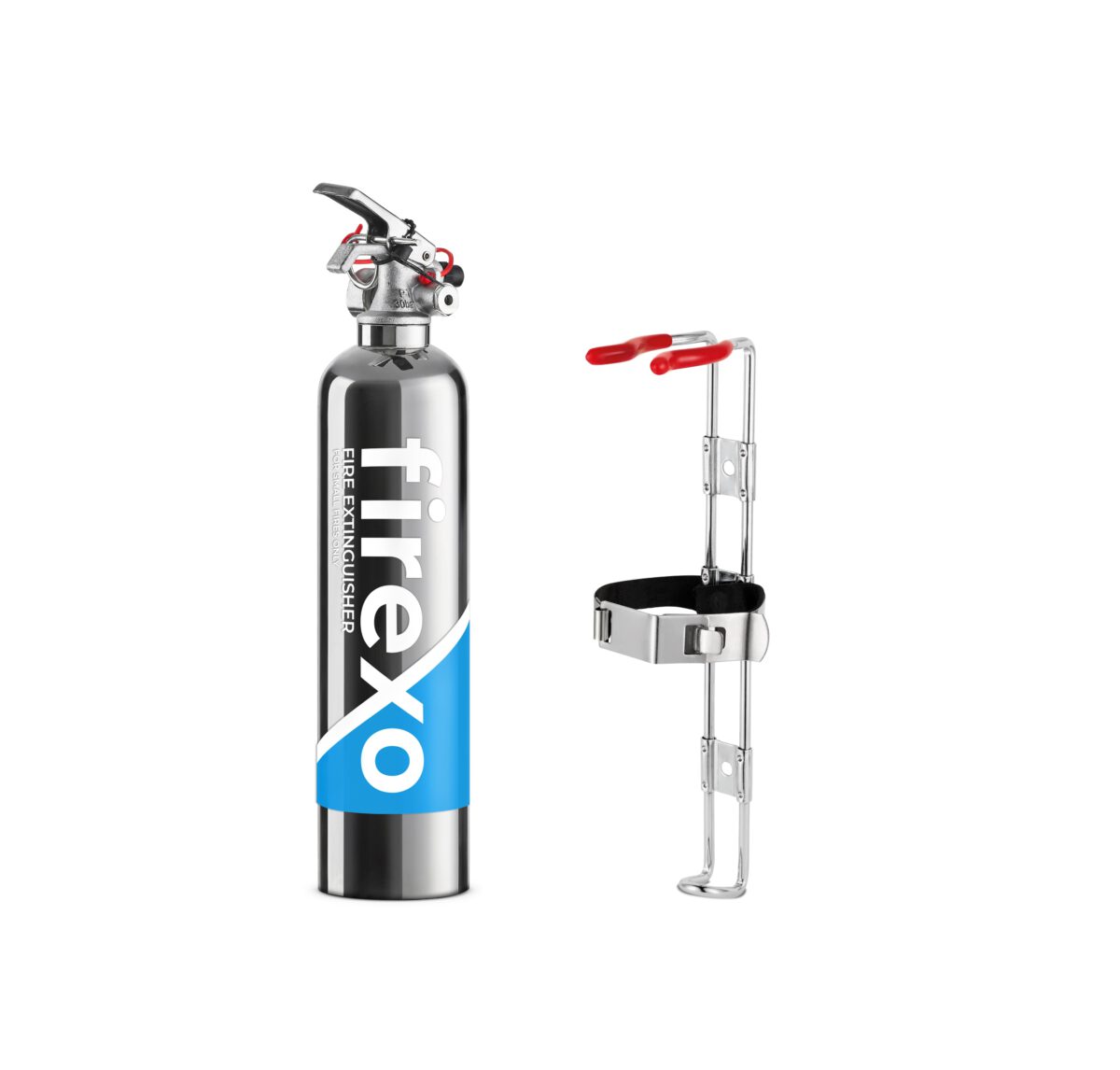 Firexo 500ml Small Fire Extinguisher in Stainless Steel | FX-7427644162240