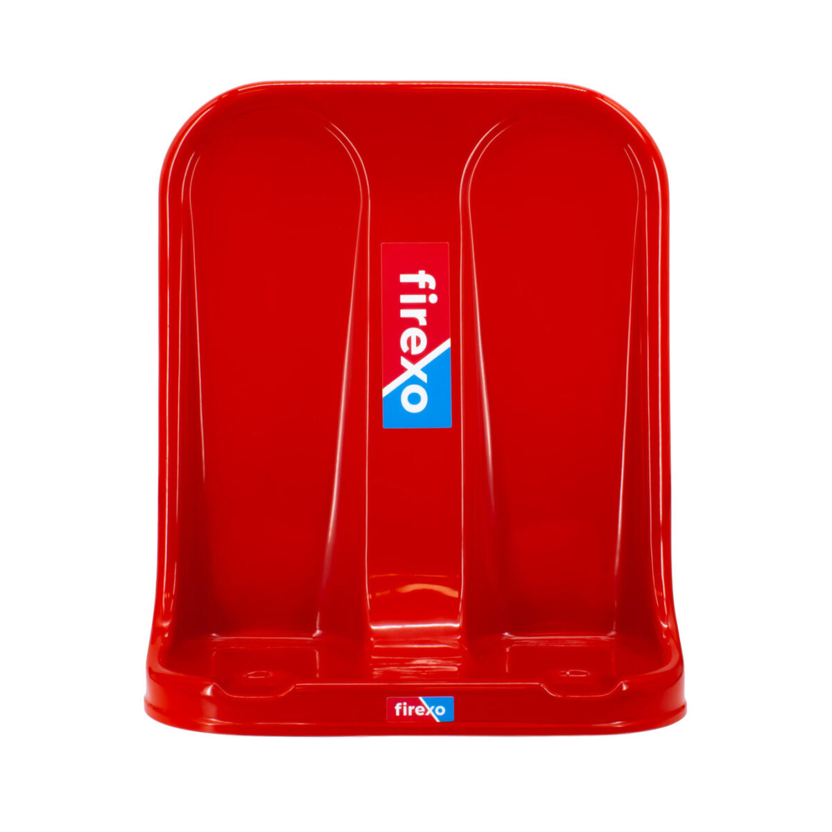 Firexo Red Fibreglass Double Fire Extinguisher Stand | FX-7427645538496
