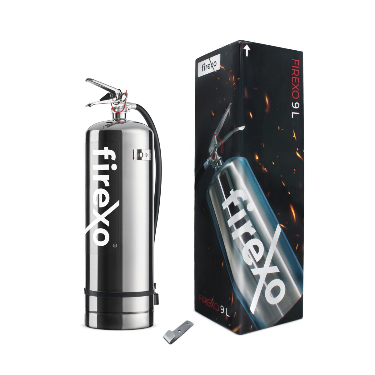 Firexo Stainless Steel 9 Litre Fire Extinguisher | FX-7427644391616