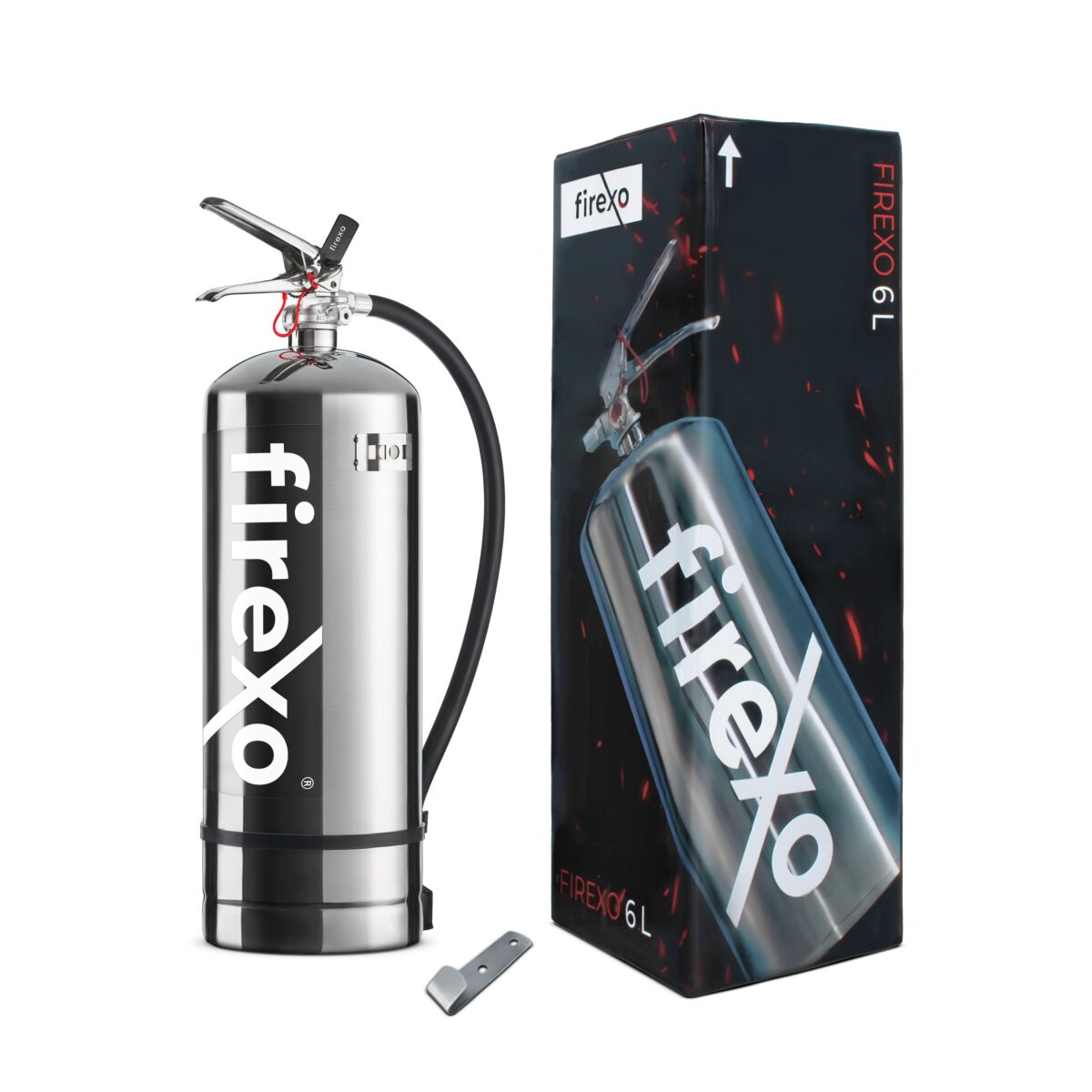 Firexo Stainless Steel 6 Litre Fire Extinguisher | FX-7427644358848