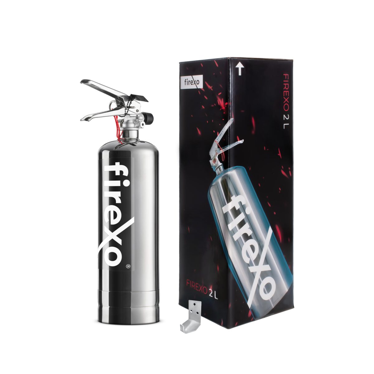 Firexo Stainless Steel 2 Litre Fire Extinguisher | FX-7427644326080