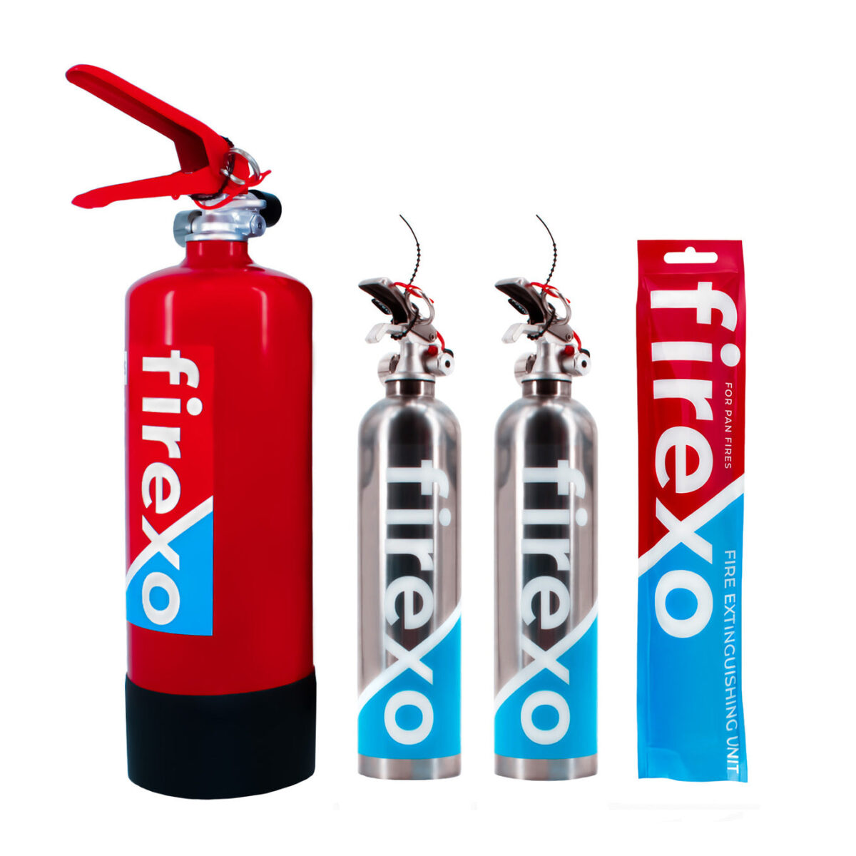 Firexo Caravan and Motorhome Fire Extinguisher set. 4 Items | FX-4506352517166