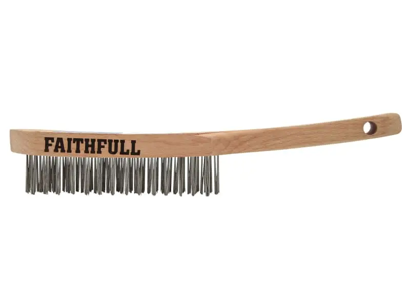 Heavy-Duty Stainless Steel Scratch Brush, 3 Row | FAI680S3F