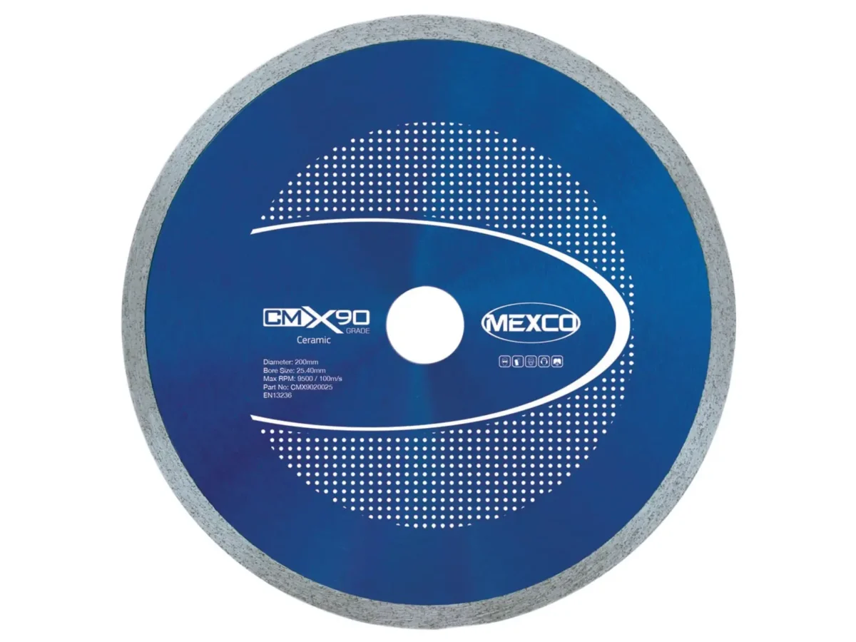 X90 Grade Ceramic Materials Diamond Blade 200 x 25.4mm | MEXCMX902005