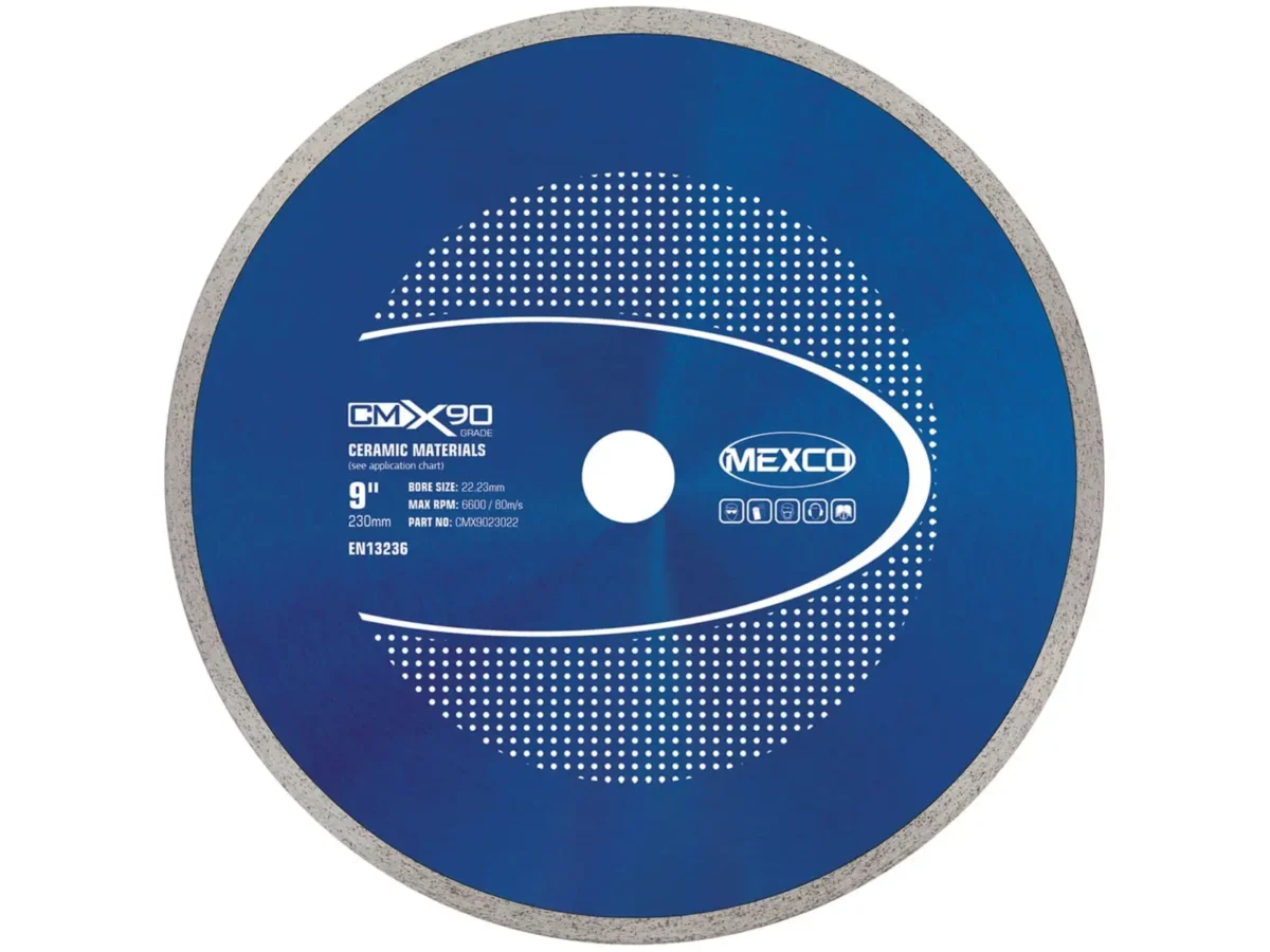 X90 Grade Ceramic Materials Diamond Blade 230 x 22mm | MEXCMX90230