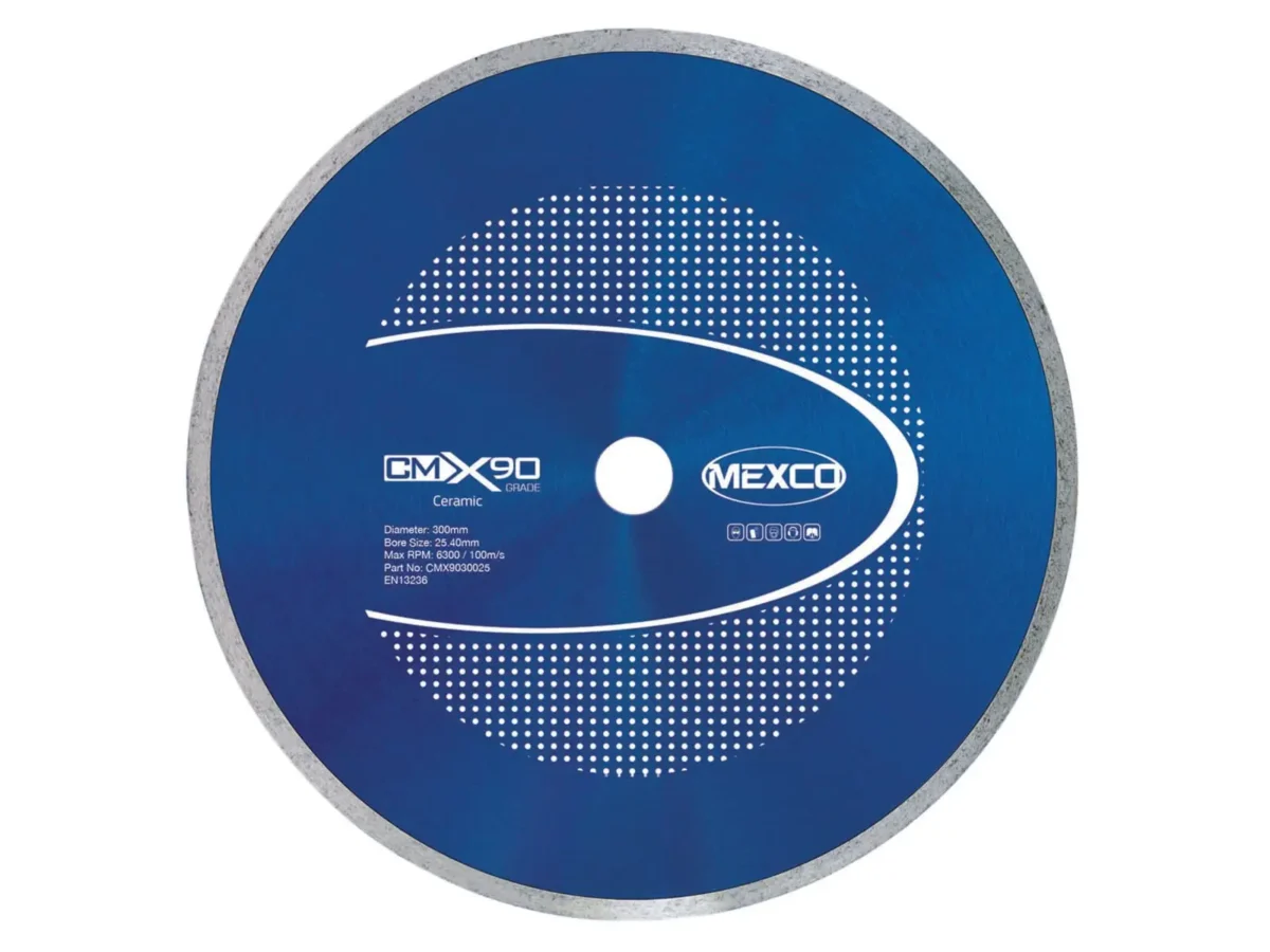 X90 Grade Ceramic Materials Diamond Blade 300 x 25.4mm | MEXCMX903005