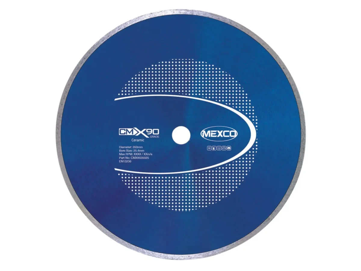 X90 Grade Ceramic Materials Diamond Blade 350 x 25.4mm | MEXCMX903505