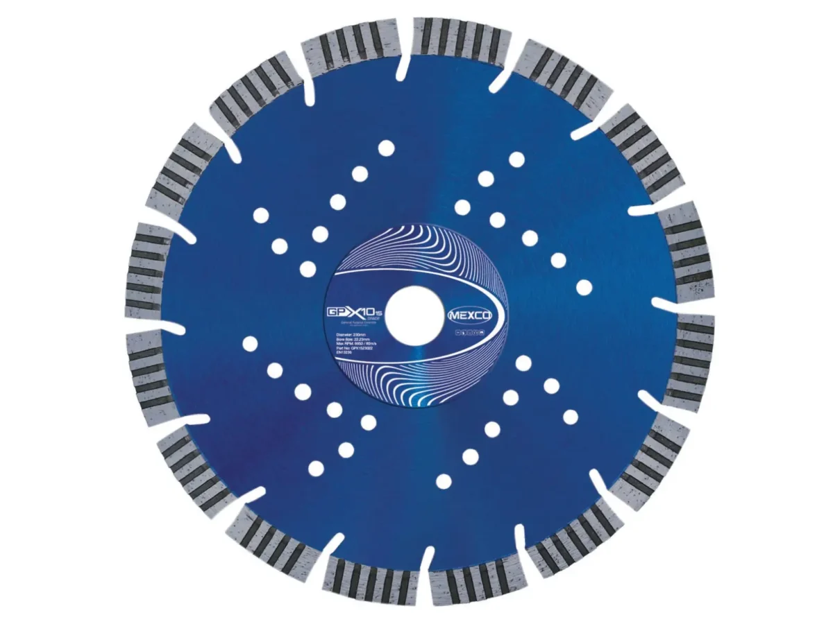 GPX10-15 Concrete Diamond Blade 230 x 22mm | MEXGPX15230