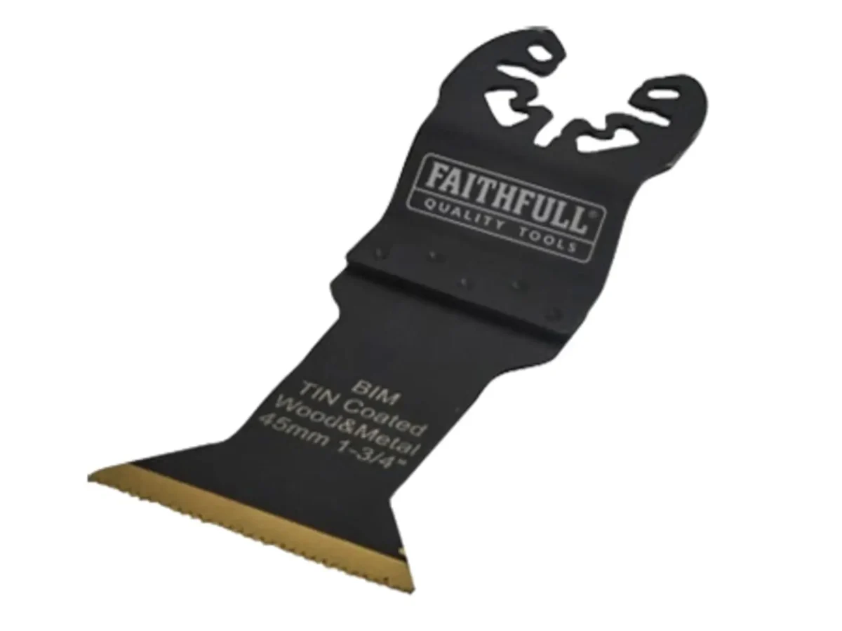 Multi-Functional Tool Bi-Metal Flush Cut TiN Coated Blade 45mm | FAIMFBM45