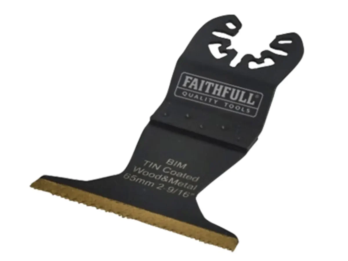 Multi-Functional Tool Bi-Metal Flush Cut TiN Coated Blade 65mm | FAIMFBM65