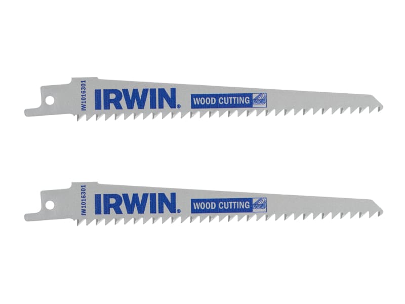 Sabre Saw Blade Wood/PVC Cutting 152mm (Pack 2) | IRWIW1016301