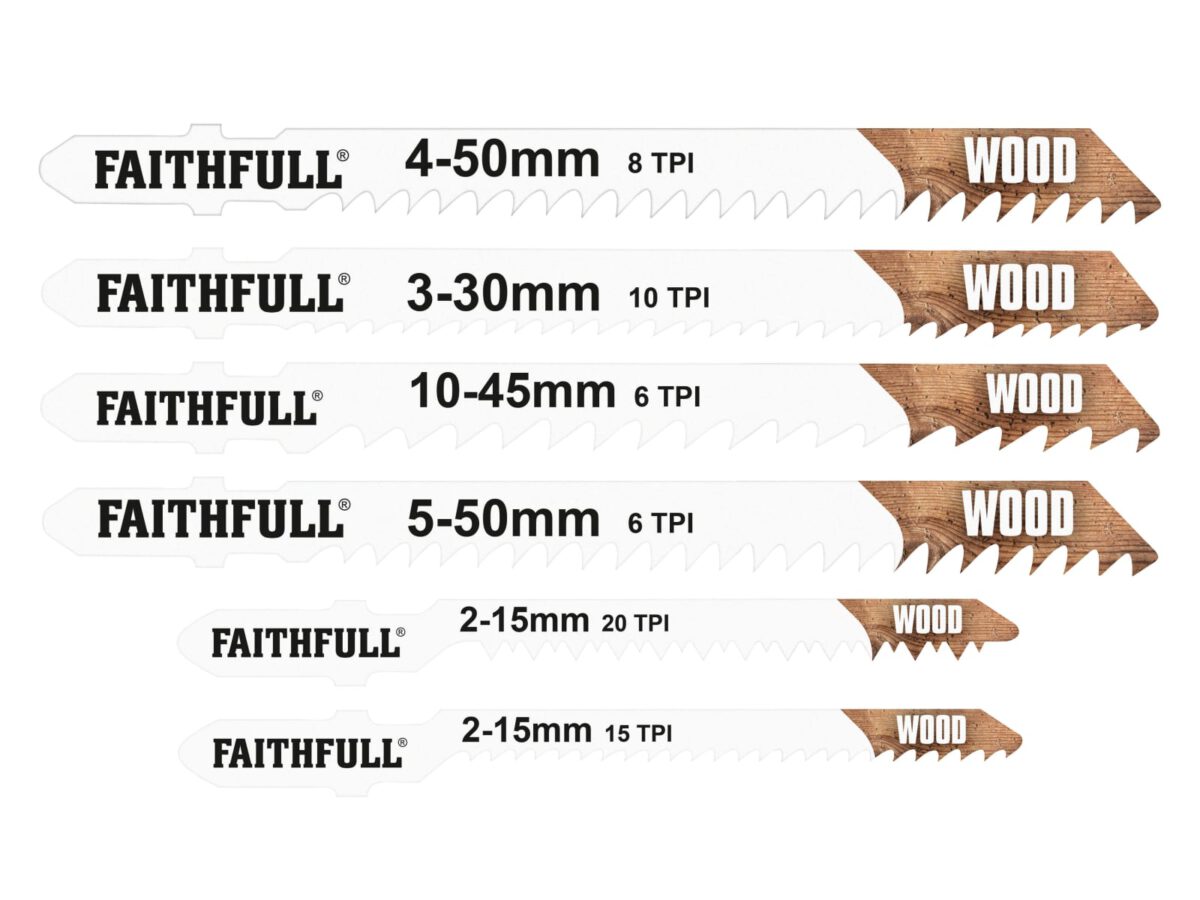 Jigsaw Blade Set of 10 Assorted | FAIJBSET10