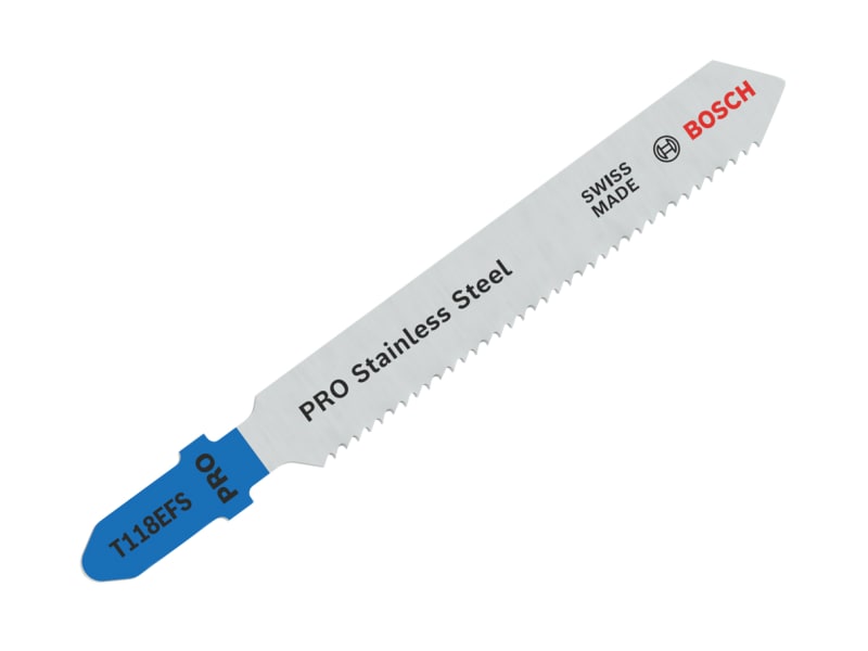 PRO Stainless Steel T118EFS Jigsaw Blade 83mm Pack of 5 | BPAT118EFS