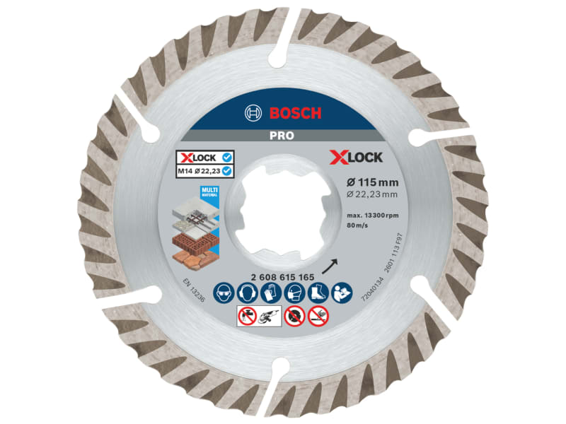 PRO Multi Material Diamond Cutting Disc 115 x 2 x 22.23mm | BPA608615165
