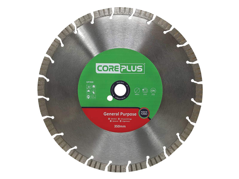 GP350 General-Purpose Hybrid Turbo Diamond Blade 350mm | CORDBGP350