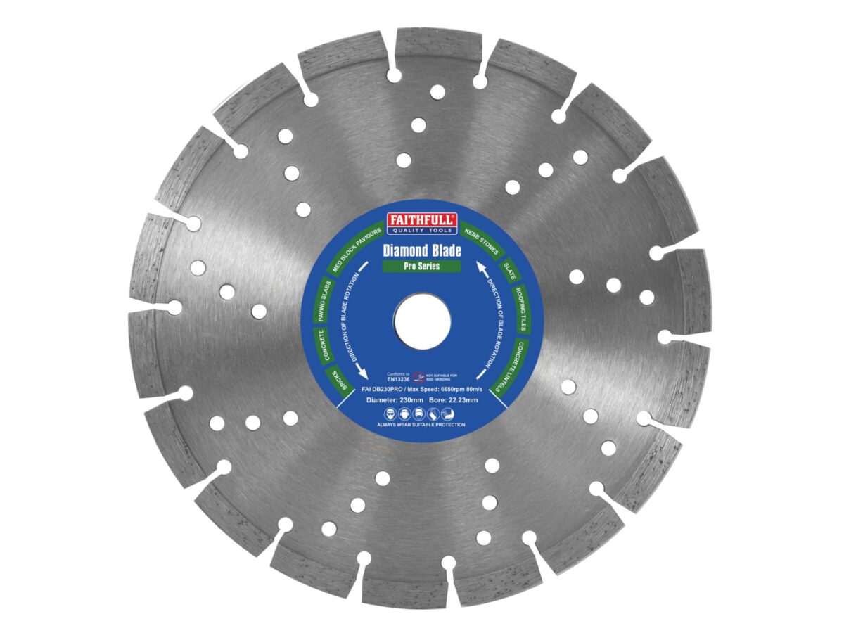 Professional Diamond Blade 230 x 22mm | FAIDB230PRO