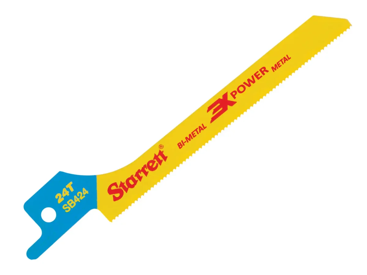 SB424-5 Bi-Metal Reciprocating Blade, Metal Scroll 100mm 24 TPI (Pack 5) | STRSB4245