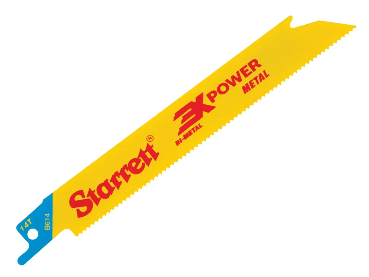 B614-5 Bi-Metal Reciprocating Blade, Metal Straight 152mm 14 TPI (Pack 5) | STRB6145