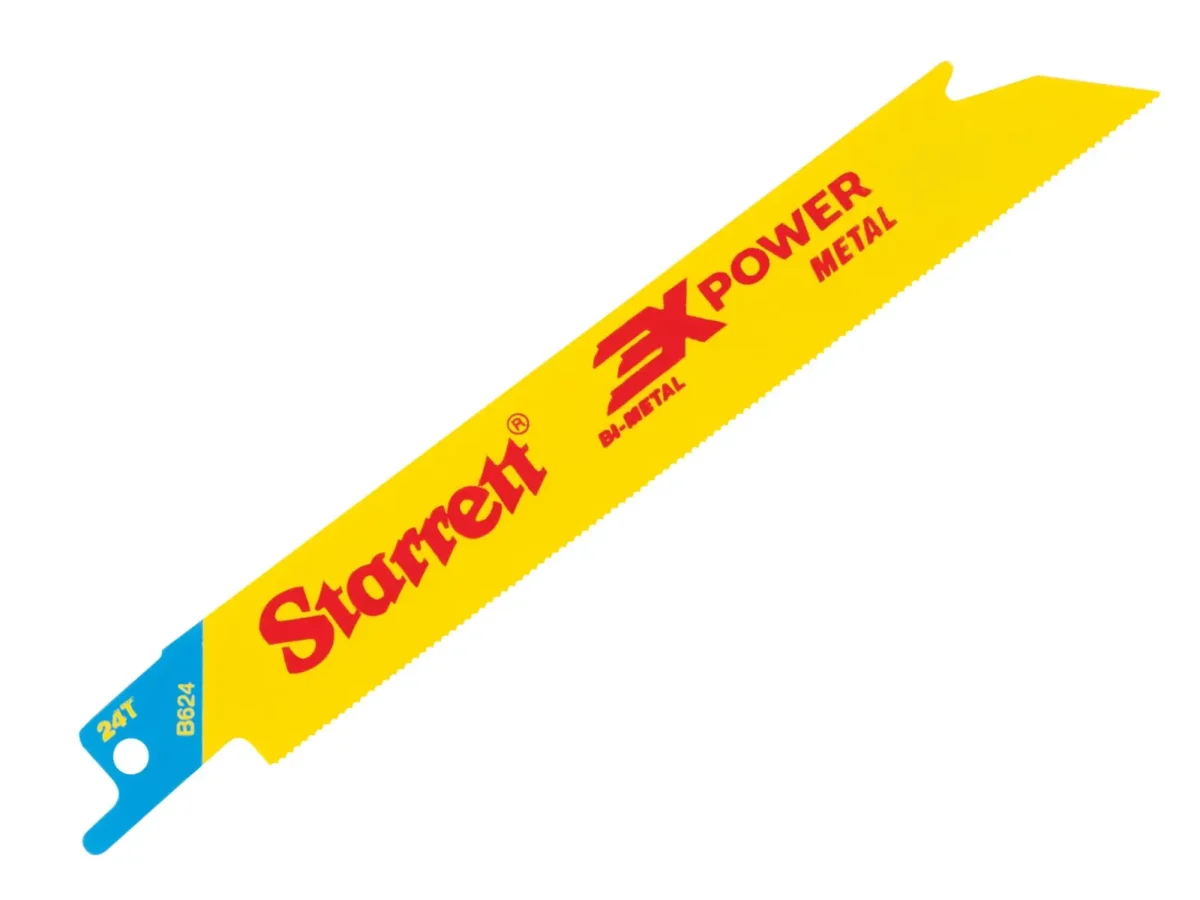 B624-5 Bi-Metal Reciprocating Blade, Metal Straight 152mm 24 TPI (Pack 5) | STRB6245
