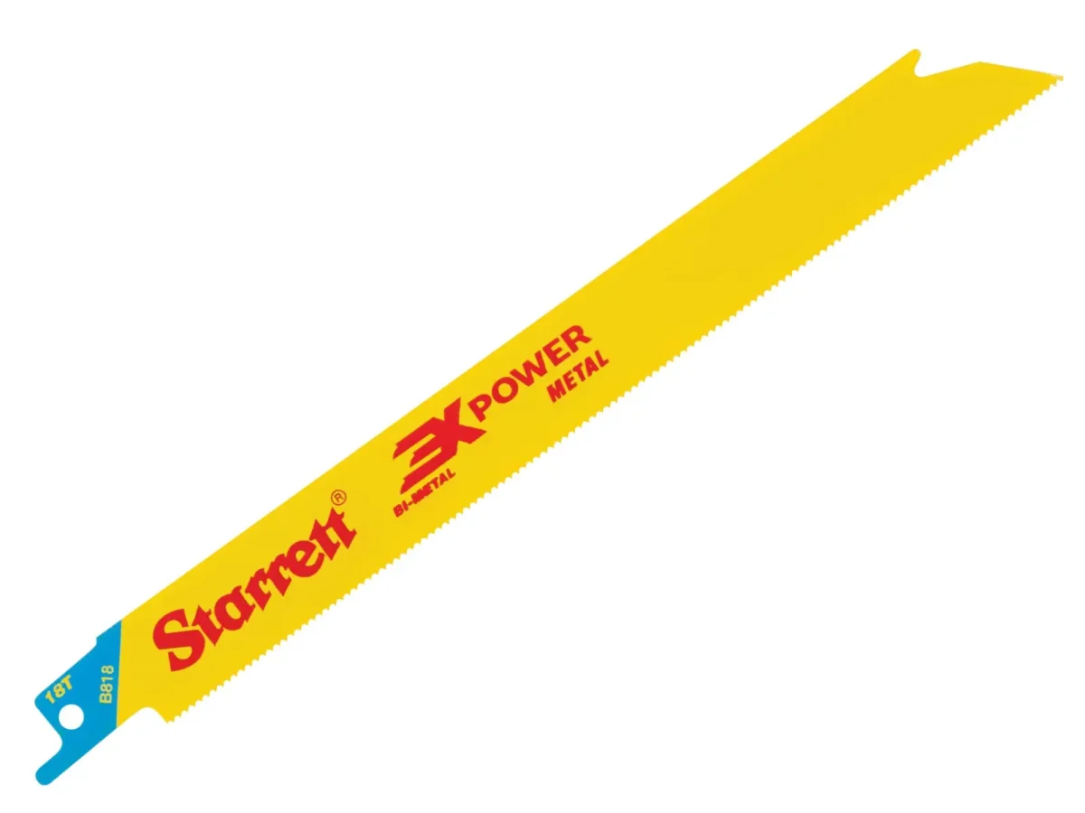 B818-5 Bi-Metal Reciprocating Blade, Metal Straight 203mm 18 TPI (Pack 5) | STRB8185