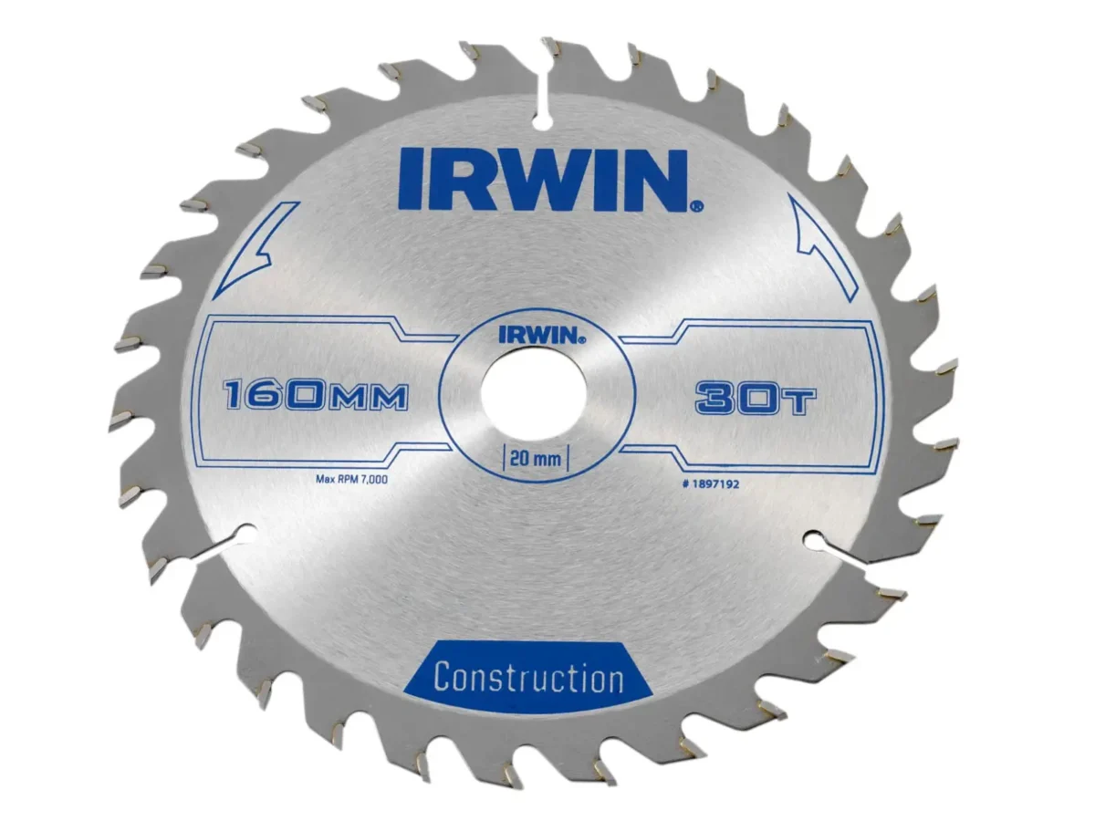 Construction Circular Saw Blade 160 x 20mm x 30T ATB | IRW1897192