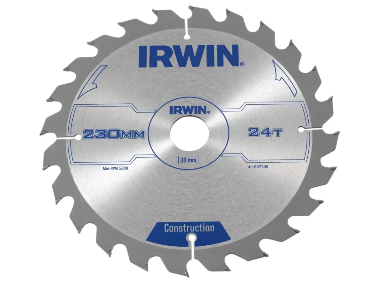 Construction Circular Saw Blade 230 x 30mm x 24T ATB | IRW1897205