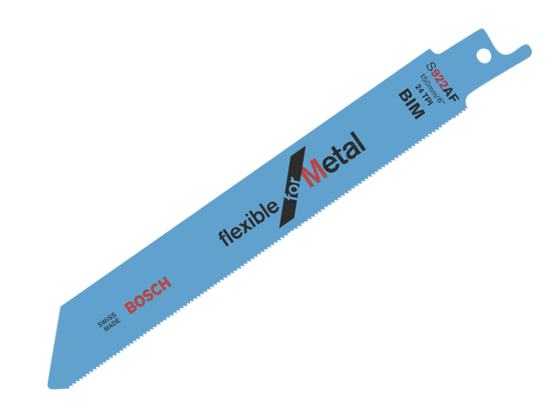 S922AF Basic for Metal Reciprocating Saw Blade 150mm 24 TPI (Pack 5) | BPAS922AF