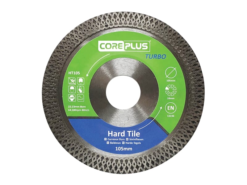 HT105 Hard Tile Turbo Diamond Blade 105mm | CORDBHT105