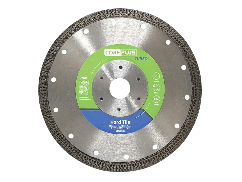 HT200 Hard Tile Turbo Diamond Blade 200mm | CORDBHT200