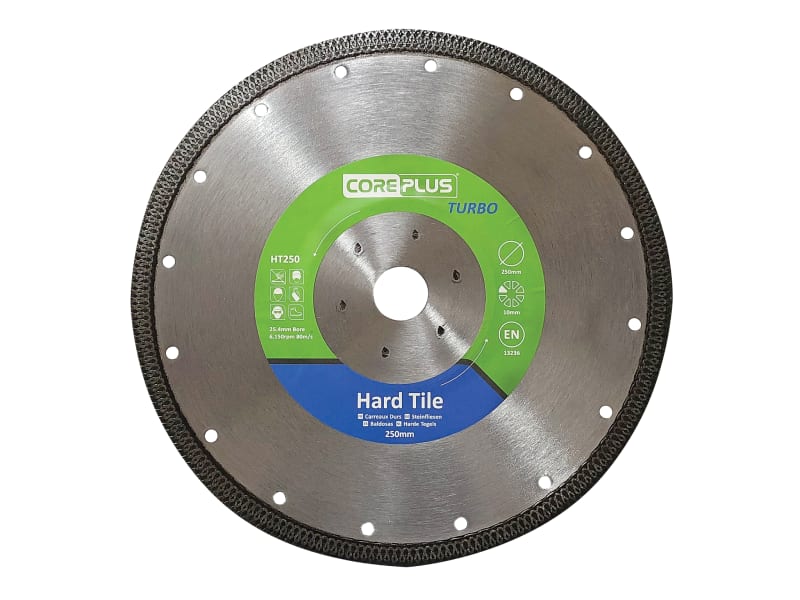 HT250 Hard Tile Turbo Diamond Blade 250mm | CORDBHT250
