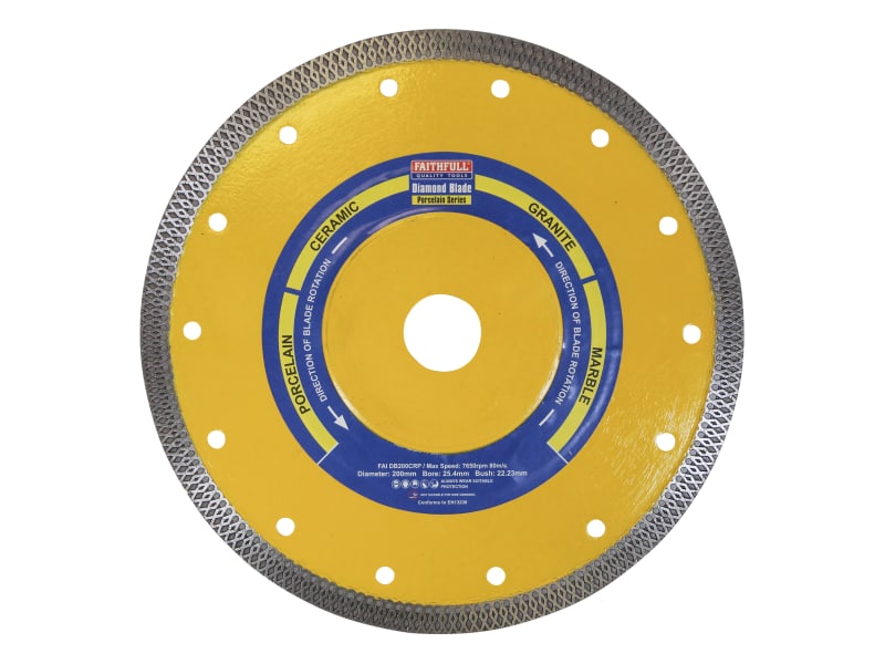 Porcelain Diamond Blade 200 x 25.4mm | FAIDB200CRP