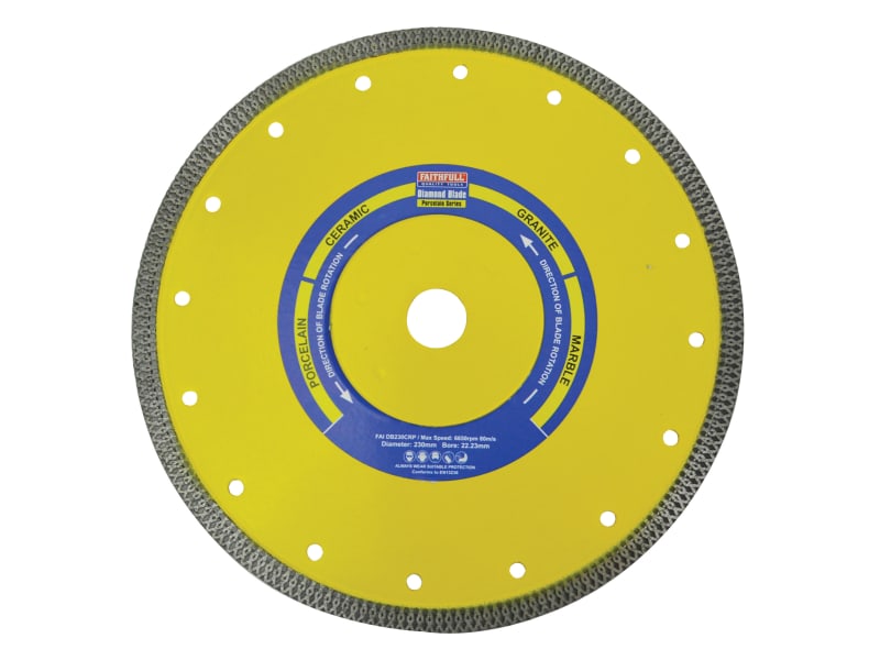 Porcelain Diamond Blade 230 x 22.23mm | FAIDB230CRP