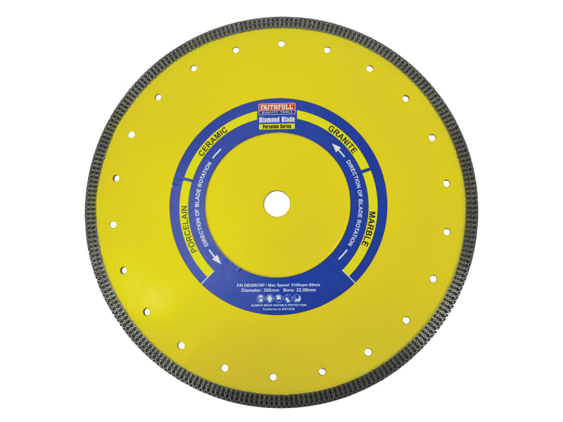 Porcelain Diamond Blade 300 x 20mm | FAIDB300CRP