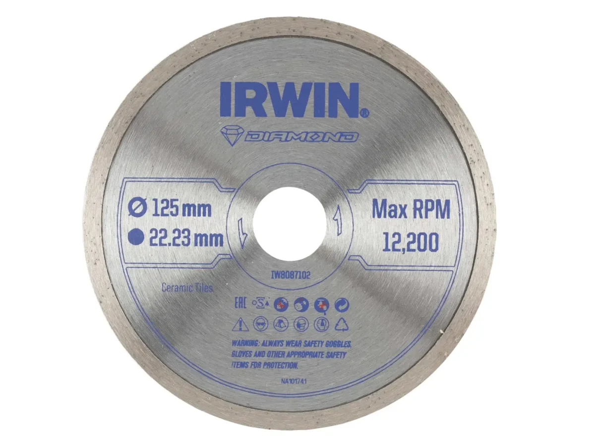 Continuous Rim Diamond Blade 125 x 22.23mm | IRWIW8087102
