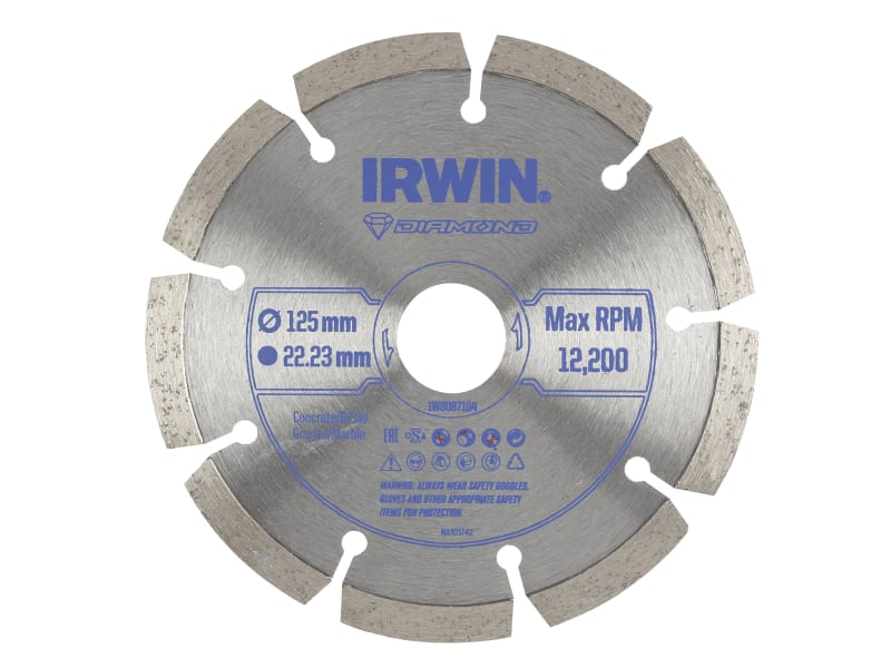 Segmented Diamond Blade 125 x 22.23mm | IRWIW8087104