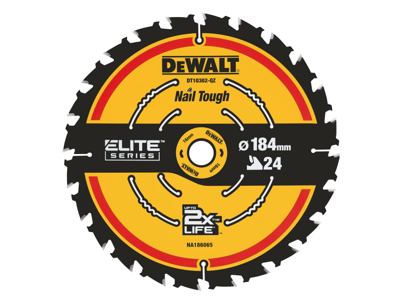ELITE™ Series Framing Circular Saw Blade 184 x 16mm x 24T | DEWDT10302QZ